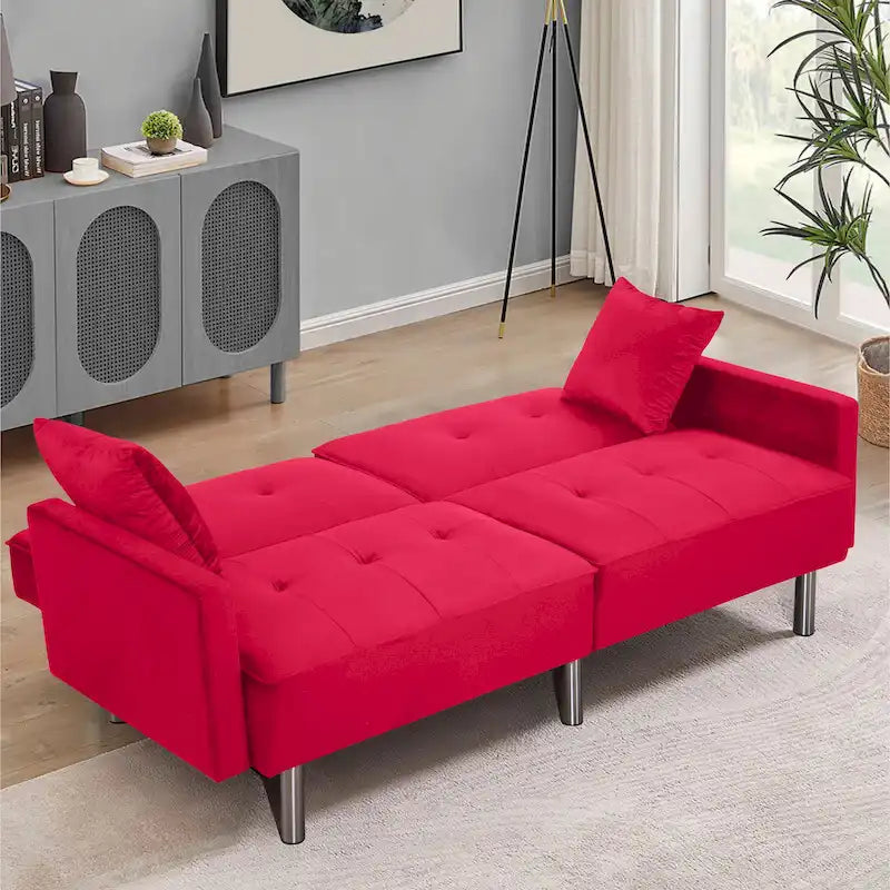 80 Canapé-lit futon convertible