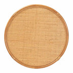 Table basse bali & pari Louis, rotin marron naturel, style bohème moderne