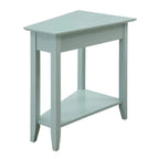 Table d'appoint d'angle American Heritage avec étagère de Convenience Concepts