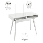 Bush Furniture Nora Bureau d'ordinateur 40W avec rangement