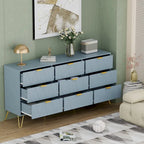Commode de rangement à 9 tiroirs, tour de rangement, organisateur de chambre à coucher