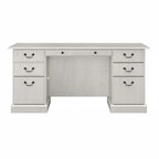 Bureau de direction Bush Furniture Saratoga avec tiroirs et rangements