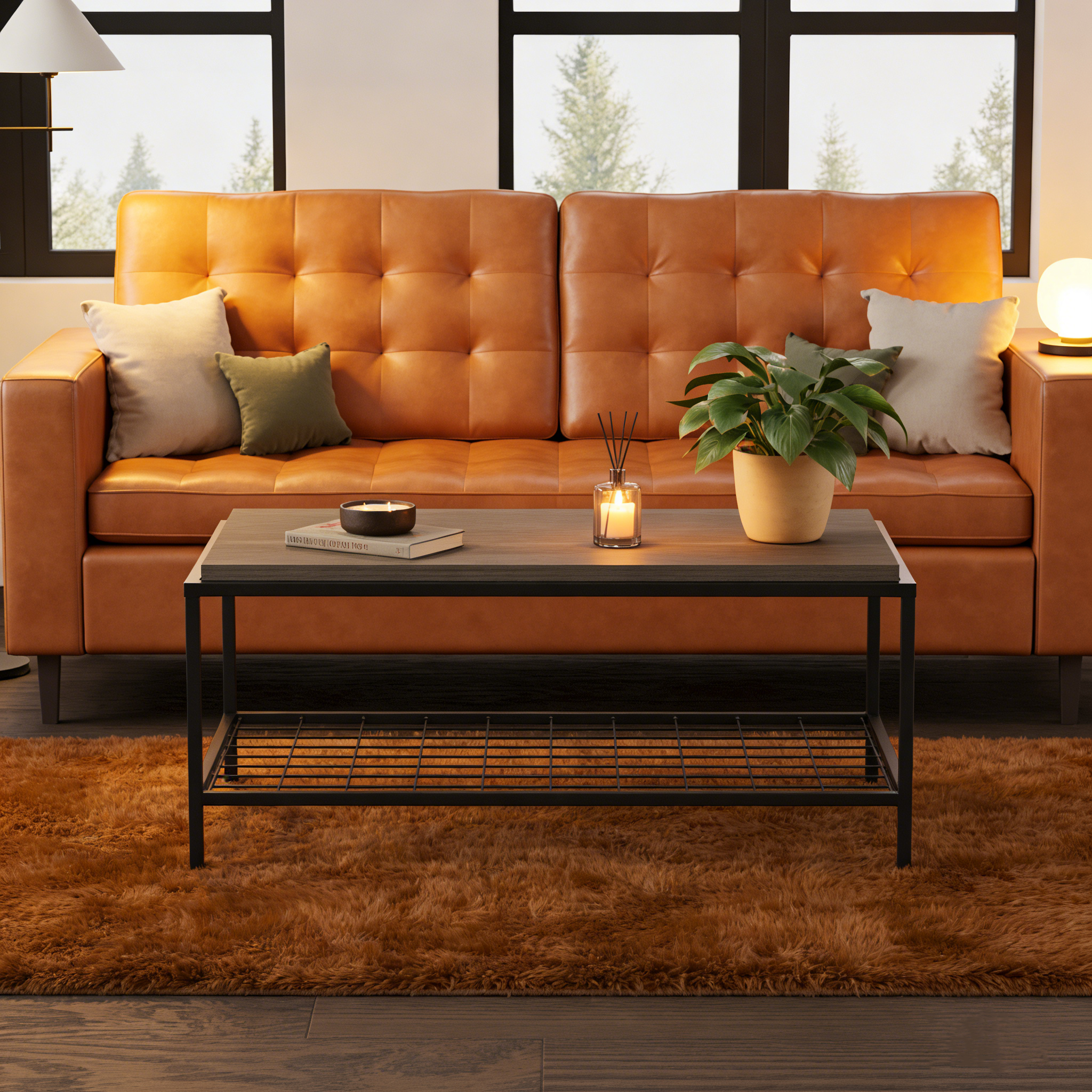 Wood and Metal Coffee Tables and Side Tables