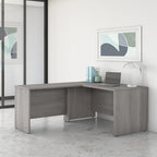 Bureau d'angle en L de 60 pouces (avec table latérale de 42 pouces)