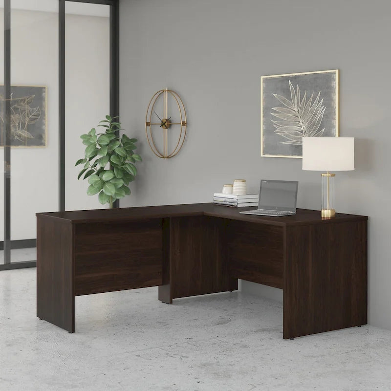 Bureau d'angle en L de 60 pouces (avec table latérale de 42 pouces)