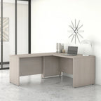 Bureau d'angle en L de 60 pouces (avec table latérale de 42 pouces)