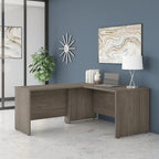 Bureau d'angle en L de 60 pouces (avec table latérale de 42 pouces)