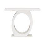 Une table d'entrée exquise et moderne, conçue pour des intérieurs élégants.