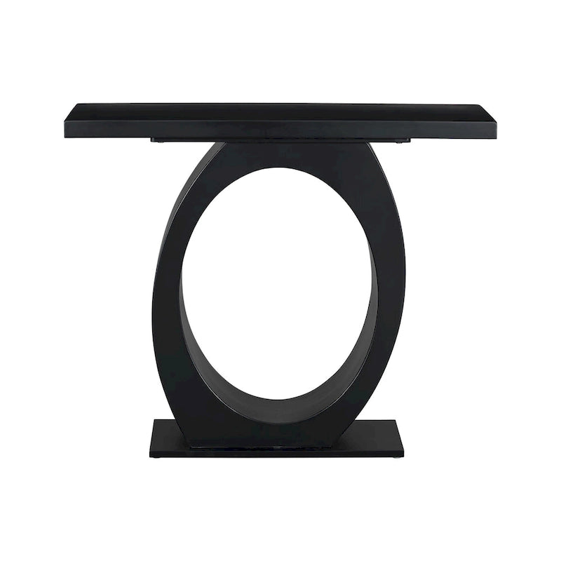 Une table d'entrée exquise et moderne, conçue pour des intérieurs élégants.
