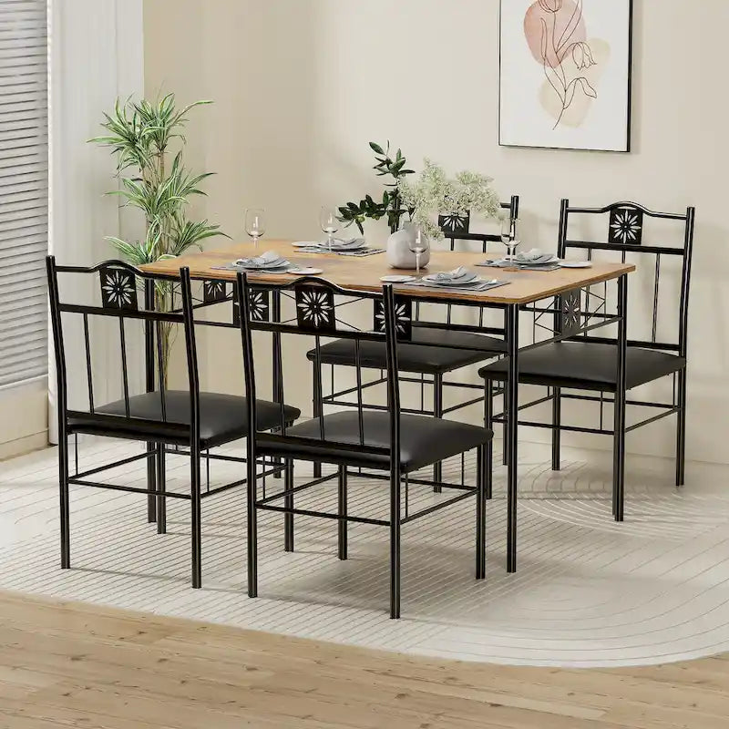 3/5-Piece Dining Set — Antique Brown Series