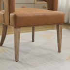 Modern Style Barrel-Back Upholstered Lounge Chair