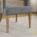Modern Style Barrel-Back Upholstered Lounge Chair