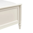 Lit panneau en bois massif moderne classique