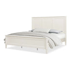 Lit panneau en bois massif moderne classique