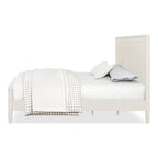 Lit panneau en bois massif moderne classique