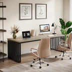 78.7-Inch 2 Person Computer Desk, Wood Writing Executive Desk for Home Office