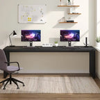 78.7-Inch 2 Person Computer Desk, Wood Writing Executive Desk for Home Office