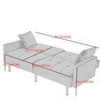 80 Canapé-lit futon convertible