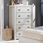 Commode 5 tiroirs en bois massif Montauk Grain Wood Furniture