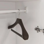 Armoire de chambre autonome à 2 portes avec tringle à vêtements