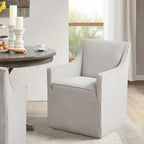 Chaise de salle à manger Charlotte avec roulettes