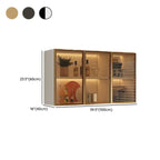 Armoire de cuisine murale grise en bois pour rangement