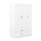 Armoire 3 portes avec 2 tiroirs