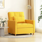 AECOJOY Fauteuil Convertible 3-en-1 avec Oreiller et Dossier Réglable