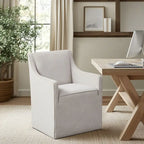 Chaise de salle à manger Charlotte avec roulettes