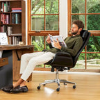 Chaise de bureau en similicuir - Pivotante - Plusieurs coloris