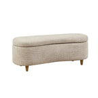 Banc de rangement rabattable INK+IVY Bailey Taupe Boucle