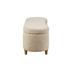 Banc de rangement rabattable INK+IVY Bailey Taupe Boucle