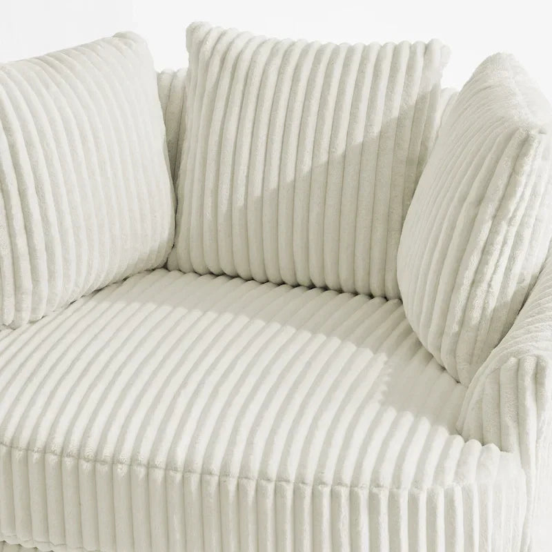 Fauteuil baquet pivotant déhoussable à bras encastrés DREAMSIDEA