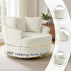 Fauteuil baquet pivotant déhoussable à bras encastrés DREAMSIDEA