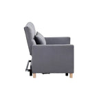 Fauteuil Lit Convertible 3 en 1, Noir