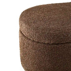 Banc de rangement rabattable INK+IVY Bailey Taupe Boucle