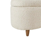 Banc de rangement rabattable INK+IVY Bailey Taupe Boucle