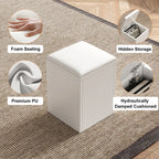 Table basse relevable pliable avec 4 tabourets et rangement