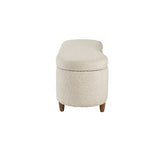 Banc de rangement rabattable INK+IVY Bailey Taupe Boucle