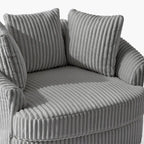 Fauteuil baquet pivotant déhoussable à bras encastrés DREAMSIDEA