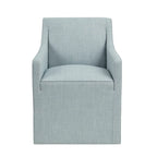 Chaise de salle à manger Charlotte avec roulettes