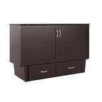 Lit escamotable coffre Chelsea Queen avec matelas