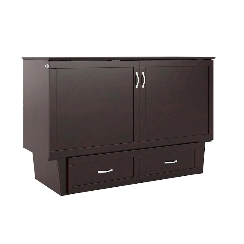Lit escamotable coffre Chelsea Queen avec matelas