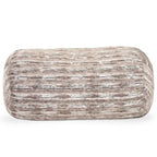 Grand canapé pouf de 7 pieds pour adultes - Luxe fausse fourrure