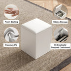 Table basse relevable pliable avec 4 tabourets et rangement