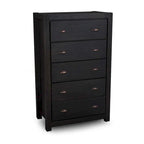Commode 5 tiroirs en bois massif Montauk Grain Wood Furniture
