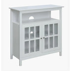 Meuble TV Big Sur Highboy de 40 pouces avec rangements, par Convenience Concepts