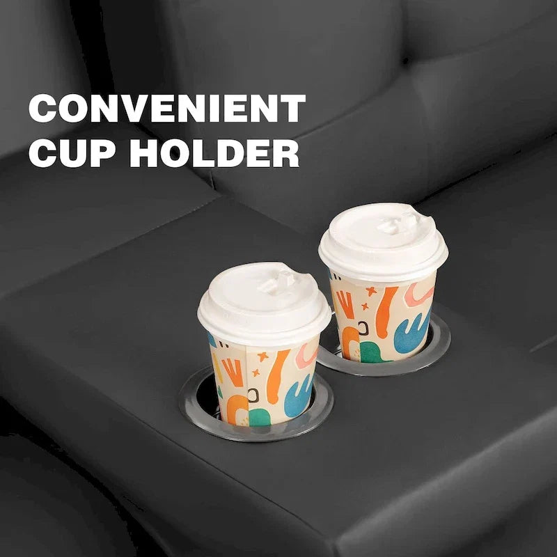 Canapé Futon Convertible Homall avec Porte-gobelets et Oreillers