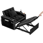 Fauteuil-lit convertible réglable, lit d'appoint escamotable