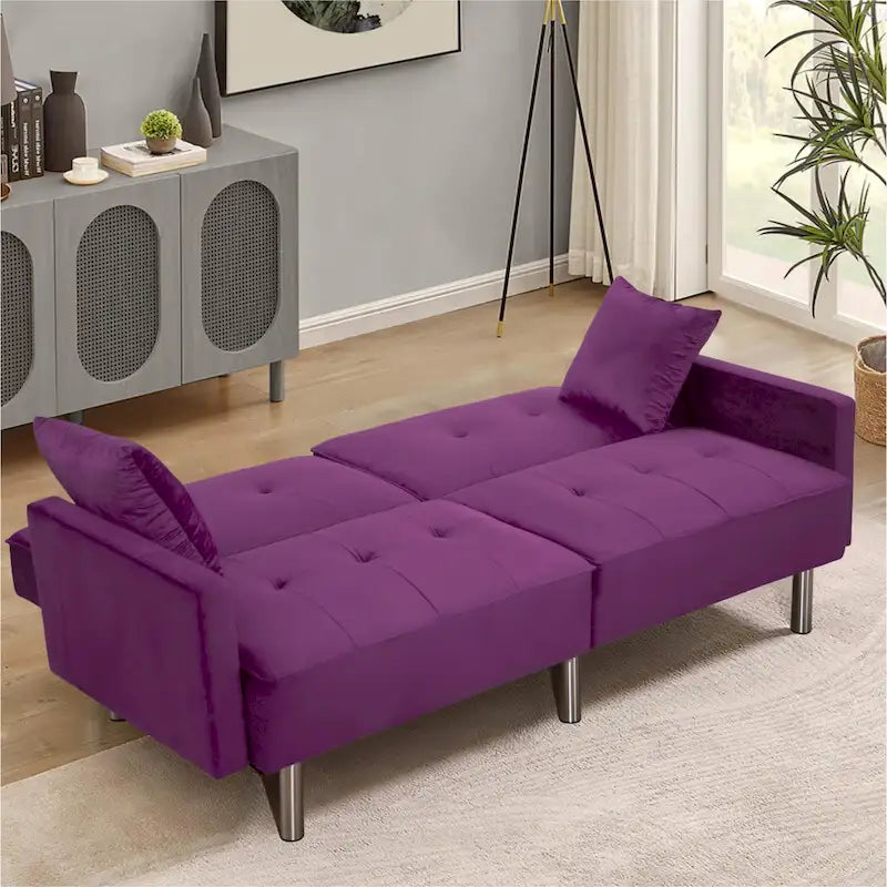 80 Canapé-lit futon convertible